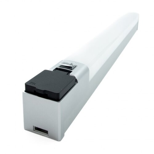 Mitea Lighting M209460 6500K gs utičnica+prekidač IP44 led zidna lampa 15W 665x57x75mm Slike