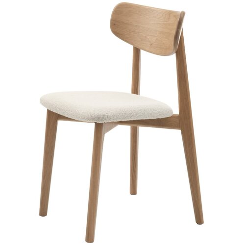 Unique Furniture Kremno bel/naraven jedilni stol Elim – Cene