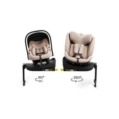 Kinderkraft Set auta sedišta I-lite I-fix endura safe sa isofix bazom beige Cene