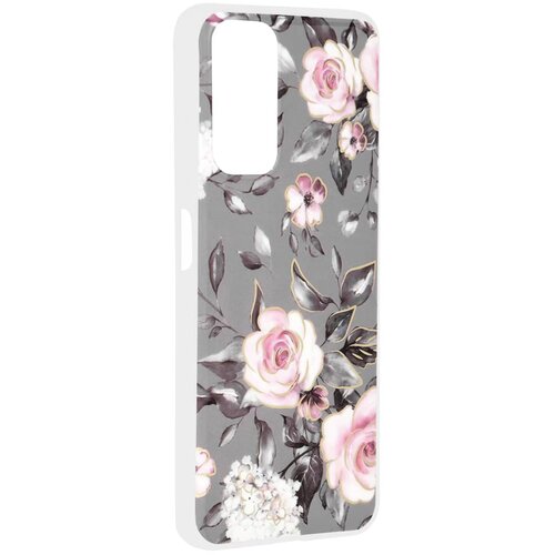 Techsuit Marble Series maska za Xiaomi Redmi Note 11 / Note 11S Bloom of Ruth Gray Slike