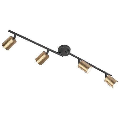 Honsel Moderne plafondlamp goud incl. LED 4-lichts - Mark Cene