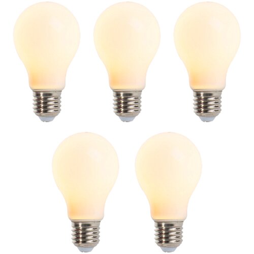 LUEDD Komplet 5 zatemnljivih LED svetilk E27 A60 mat 5W 380lm Cene