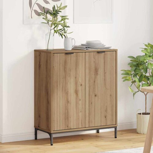 VidaXL Strani &amp;scaron;al artisan hrast 69.5 x 33 x 82 cm Konstruiran les Slike