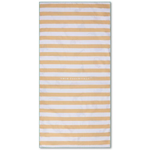 Swim Essentials Pe&scaron;kir za plažu za decu, 135x65cm, Narandžasto-beli Cene