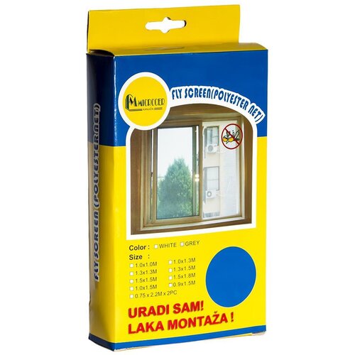 Microcer mreža za prozore samolepljiva - crna / 150&amp;times;150 cm Slike