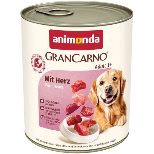  Ekonomično pakiranje animonda GranCarno Original 12 x 800 g - Srca Cijene