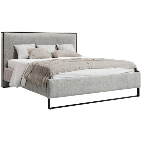 MID.YOU OBLAZINJENA POSTELJA 180 cm x 200 cm , les, tekstil, leseni material bež Slike