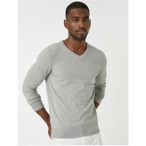 Koton Sweater - Gray - Regular Cene