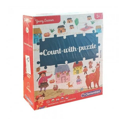 Clementoni count with puzzle set Slike