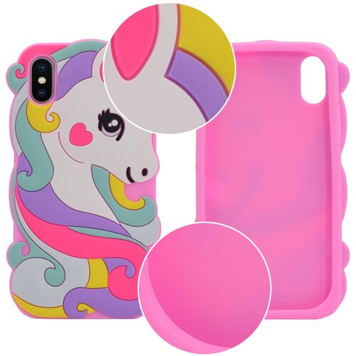  Maska za iPhone X/ XS Unicorn Color Rubber Cene