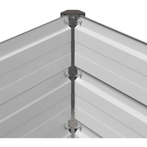  Povi&scaron;eni vrtni krevet Siva 100 x 40 x 24 cm - 100 x 40 x 24 cm Siva Cijene
