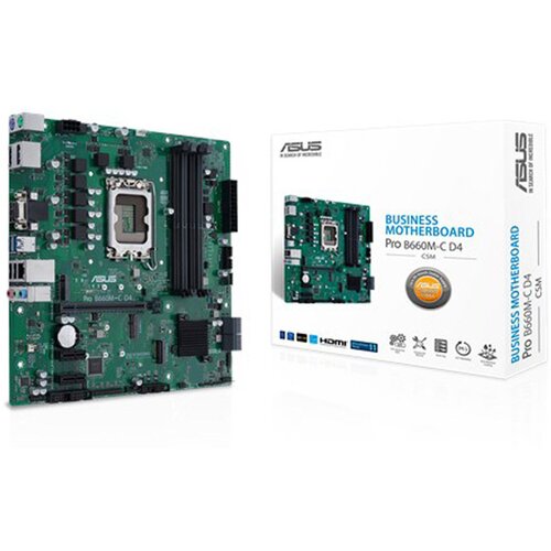 Asus Pro b660m-c d4-csm lga1700 microatx ddr4 dp/hdmi usb3.2 Cene