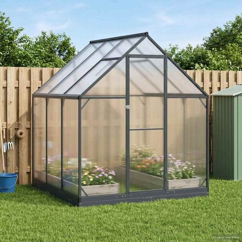  Vrtni staklenik s vratima Antracit 183,5 x 183,5 x 207 cm Cijene