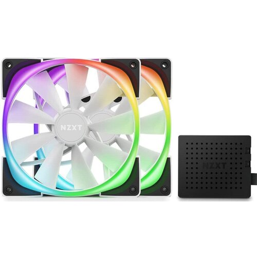 NZXT Aer 2 Rgb 140 mm beli ventilator (paket 2), (21239533) Slike