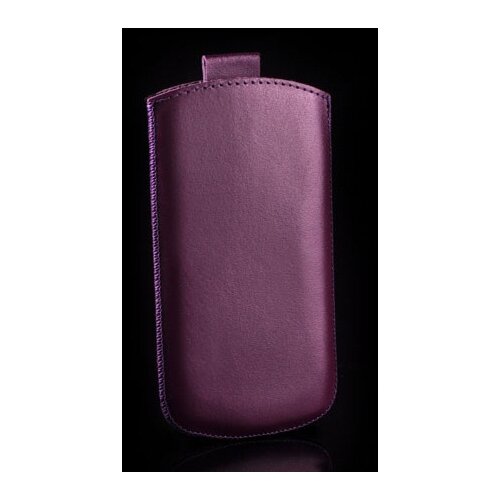 Univerzalna usnjena torbica 144x79mm - pravo usnje - vijolična Cene