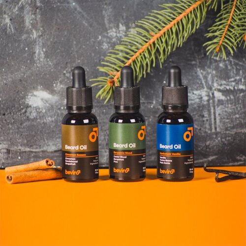 Beviro Bergamia Wood ulje za bradu s mirisom drva 30 ml Slike