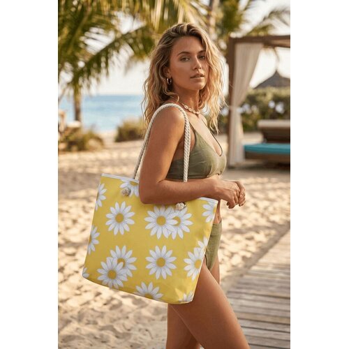 Prendi - Bag Prendi - Torba Ženska torba za plažu, Šarena Cene
