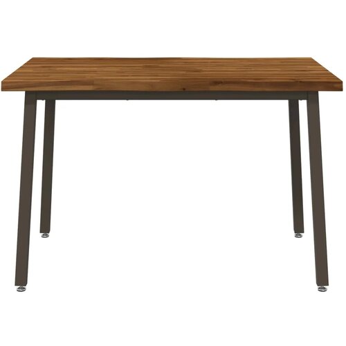  110 x 55 x 75 cm Čvrsto drvo akacije Prirodna i kava Pravokutni - Prirodno kava 110 x 55 x 75 cm Živi rub Slike