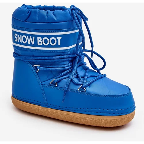 Kesi Women's Blue Snow Boots with Soia Ties
