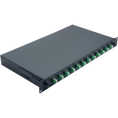  Helos 375553 rack cabinet 1U Black Slike