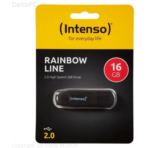  Intenso 16GB Rainbow Line crni