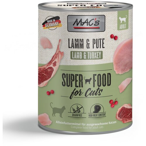  MAC&amp;acute;s Cat 6 x 800 g - Janjetina i puretina Slike