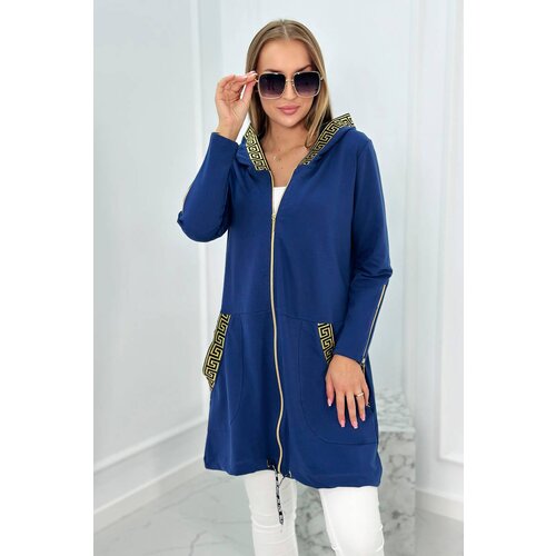 Kesi Sweatshirt with decorative tape jeans Slike