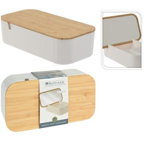  OGLEDALO SA ORGANIZEROM 26*13*7CM Slike