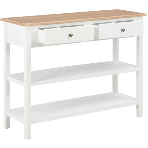 Maison Chic Komoda - Predalnik iz MDF-ja 110x35x80 cm bela, (21717003) Cene