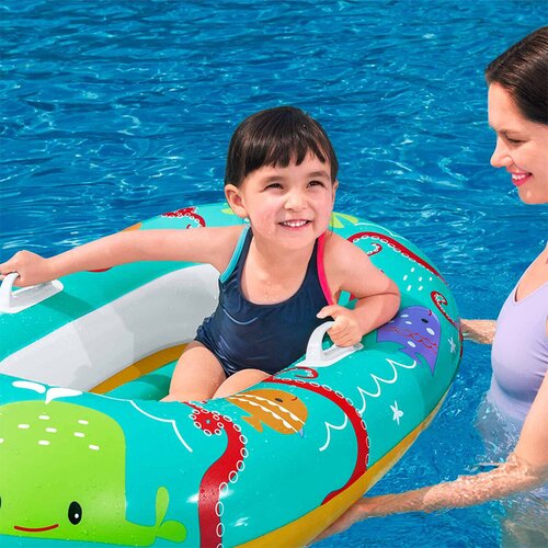 Čamac na napuhavanje Bestway 119 x 79 cm Plava (1 kom.) Slike