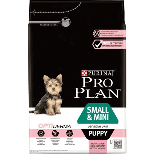 Pro Plan Small & Mini Puppy Sensitive Skin, 3 kg Slike