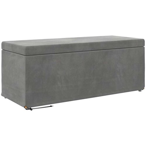  Stolica Tamno siva 101 x 41 x 40 cm Svileni i Fino Radeći Drvo - Tamno siva 100 cm Bar&amp;scaron;un Slike