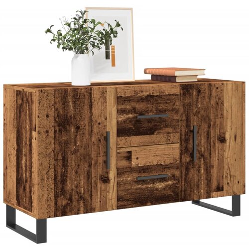  Komoda boja starog drva 100 x 36 x 60 cm od konstruiranog drva Slike