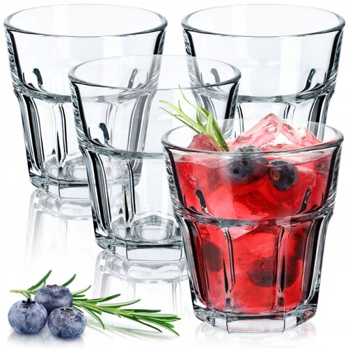 KADAX Kozarci za pijačo, viski, sok, komplet 4 kozarcev, 230 ml, (5000351708) Cene