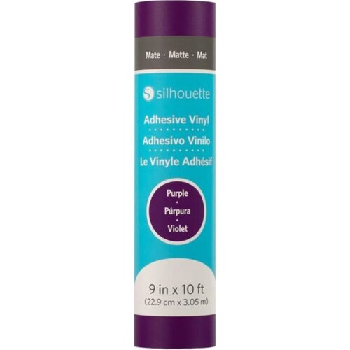 Silhouette Matte Removable Vinyl - 22,9 cm x 3 m - Purple Slike