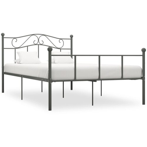 Furnova Posteljni okvir siv kovinski 140x200 cm, (21931654) Slike