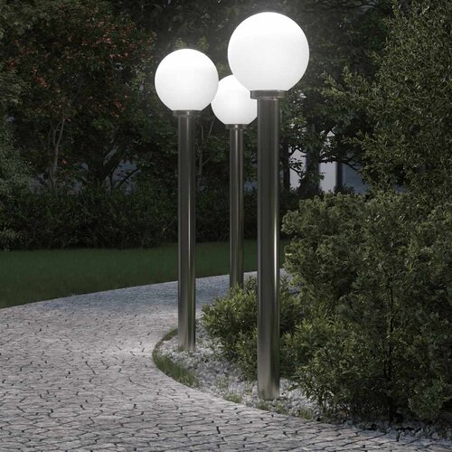  Stupić za zidne lampe 3 kom 120 cm od nehrđajućeg čelika IP44 Cijene