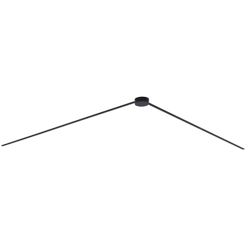 QAZQA Modern railsysteem zwart 1-fase 400 cm met ronde voeding - Magnetic Cene