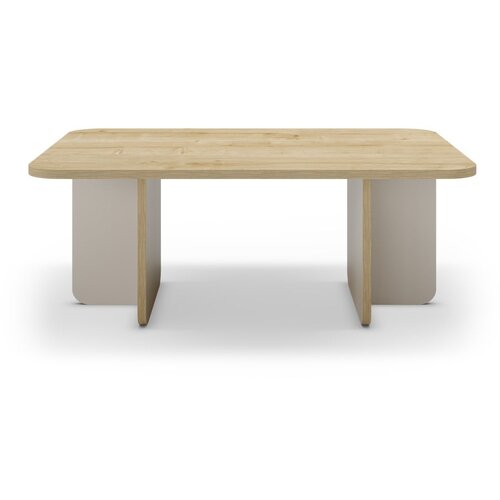 Marckeric Kremno bela/v naravni barvi mizica 56x100 cm Hillary &amp;ndash; Slike