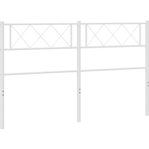  Metalno zamjensko uzglavlje bijelo 150 cm Slike