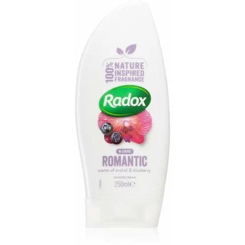RADOX Romantic Orchid & Blueberry nežna krema za prhanje 250 ml