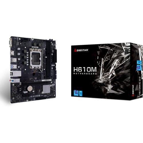 Biostar MB H610MHC 2.0, mATX, Soc 1700, DDR4, M.2, LAN, HDMI, VGA Cijene