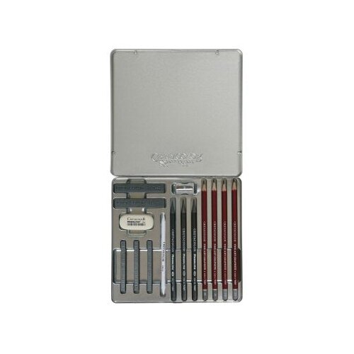  Umjetnički kpl Cretacolor silver paket 15/1 (grafitne olovke, grafitni &amp;scaron;tapići, gumica, &amp;scaron;iljilo&amp;hellip;) Slike