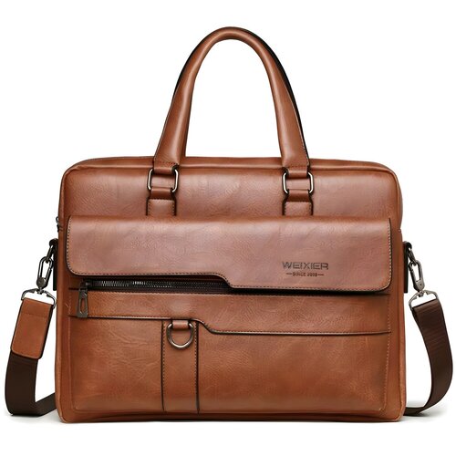  Mu&scaron;ka Crossbody Torba WEIXIER GA-35442 - Smeđa KP35442 Cene