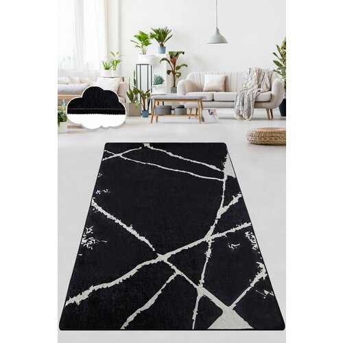  broken black blackwhite carpet (120 x 180) Cene