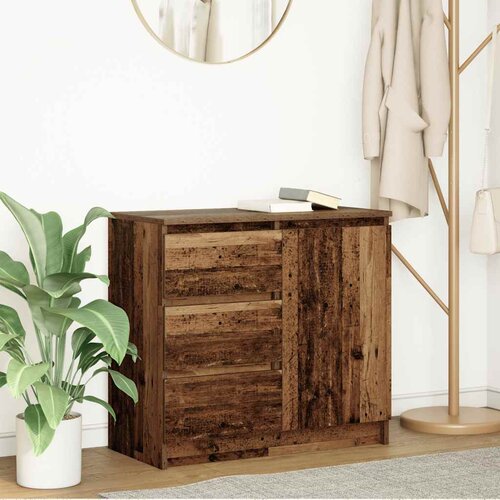 vidaXL Komoda s ladicama staro drvo 71x35x65 cm konstruirano drvo Cijene