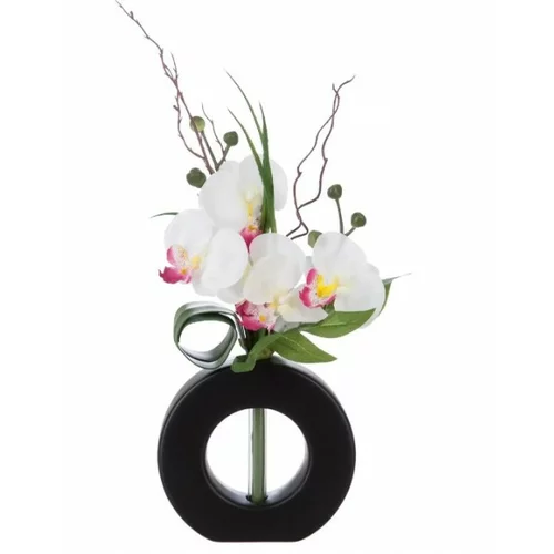 Atmosphera umjetno cvijeće u vazi orhideja