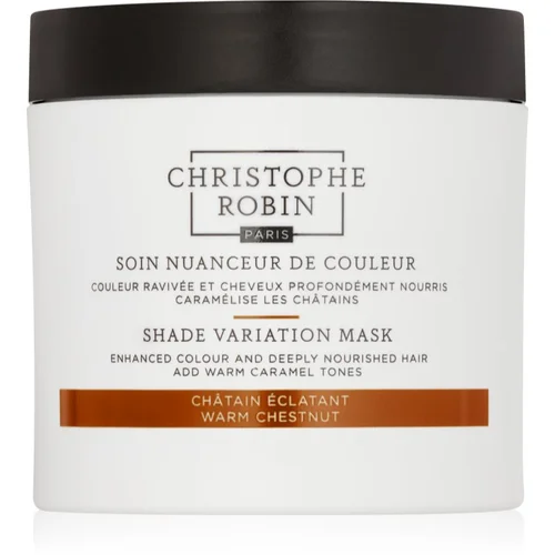 Christophe Robin Shade Variation Mask hranjiva krem maska za kosu nijansa Warm Chesnut 250 ml