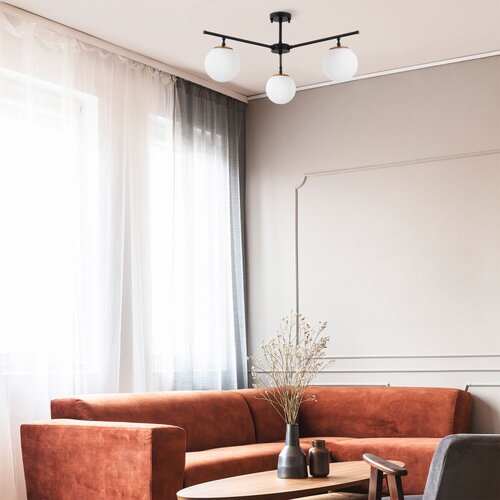 Opviq Atmaca - 10250 BlackGoldWhite Chandelier Cene