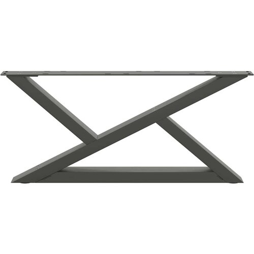  Noge za stolić 2 kom antracit 70x(30-31 3) cm čelik Slike